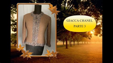 tutorial giacca chanel|MAGLIA FACILE .